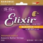Elixir Nanoweb Phosphor Bronze Acoustic Strings