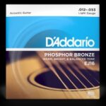 D'Addario Phosphor Bronze Acoustic Guitar Strings