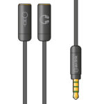 Precision Splitter Lead - 3.5mm Stereo Jack Plug to Headphone and Microphone Jack Sockets