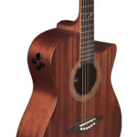 Eko Duo A200CE - Solid Mahogany Electro-Acoustic Guitar